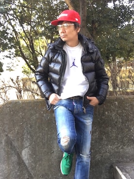 「レトロスニーカー」｜satoshi310456🎩さん（メンズ・169cm）の冬コーディネート