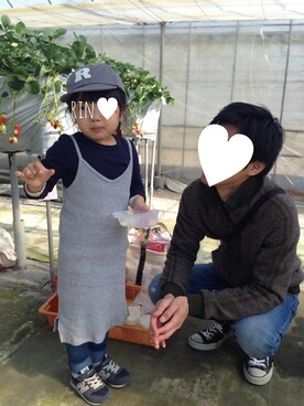 Rin♡さん(キッズ・100cm)の冬コーディネート