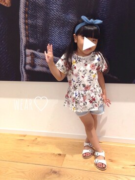 Rin♡さん(キッズ・100cm)の夏コーディネート