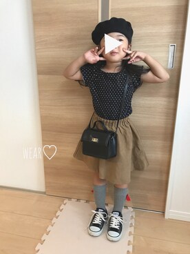 Rin♡さん（キッズ・100cm）の秋コーディネート