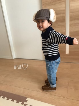 Rin♡さん（キッズ・100cm）の秋コーディネート