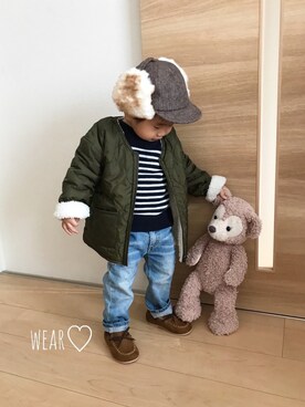 Rin♡さん（キッズ・110cm）の冬コーディネート