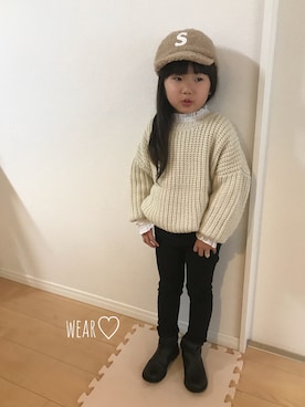 Rin♡さん(キッズ・110cm)の冬コーディネート