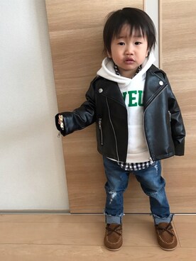 Rin♡さん(キッズ・110cm)の冬コーディネート