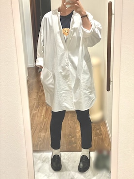 「靴下チラ見せ」｜「アイテム（レインシューズ）」を使った、silverspurさん（メンズ・169cm）の春コーディネート