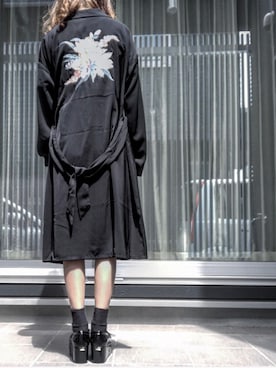 「うしろ姿」｜「アイテム（ジャケット/アウター）」を使った、nt.さん（レディース・156cm）の春コーディネート