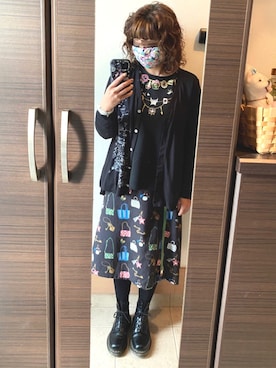 「ScoLar（スカラー）のアイテム（財布/小物）」を使った、kacokoさん（レディース・155cm）の冬コーディネート