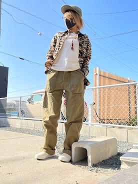 「RFW（アールエフダブル）のアイテム」を使った、AyamiyakEさん（レディース・158cm）の春コーディネート