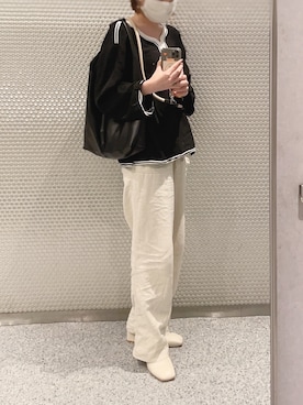 「アイテム（スマホグッズ）」を使った、もりろさん（レディース・156cm）の秋コーディネート