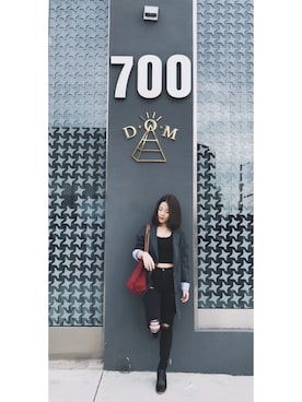「ZARA WOMAN（ザラウーマン）のアイテム（ダウンジャケット/コート、その他）」を使った、Moさん（レディース）の冬コーディネート