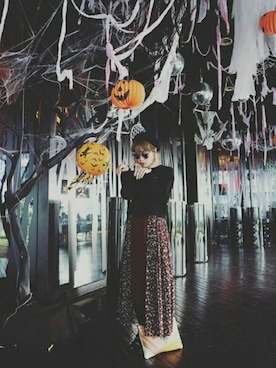 「wearhalloween2017」｜「アイテム（ハンチング/ベレー帽）」を使った、fifi🌠フィフィ💖さん（レディース・160cm）の秋コーディネート