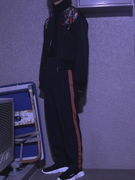 「CHRISTIAN DADA（クリスチャンダダ）のアイテム（ブルゾン）」を使った、yooheyさん（メンズ・175cm）の春コーディネート