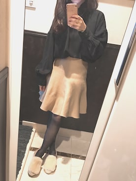 「extra　XⅢ（エクストラサーティーン）のアイテム」を使った、ぴょんさん（レディース・153cm）の冬コーディネート