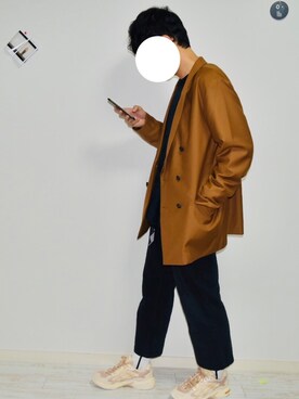 「O（オー）のアイテム」を使った、taka(相互フォロー)さん（メンズ・170cm）の秋コーディネート
