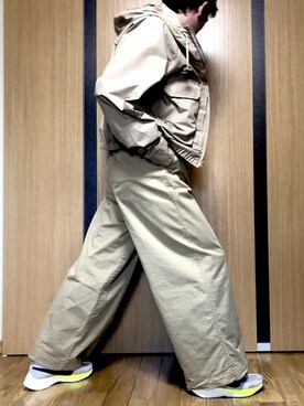 「Abercrombie&Fitch（アバークロンビーアンドフィッチ）のアイテム（マウンテンパーカー）」を使った、taka(相互フォロー)さん（メンズ・170cm）の春コーディネート