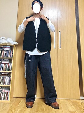 「O（オー）のアイテム（パンツ）」を使った、taka(相互フォロー)さん（メンズ・170cm）の秋コーディネート
