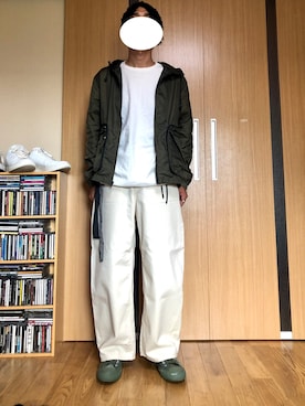 「Calvin Klein（カルバン・クライン）のアイテム（ブルゾン）」を使った、taka(相互フォロー)さん（メンズ・170cm）の秋コーディネート