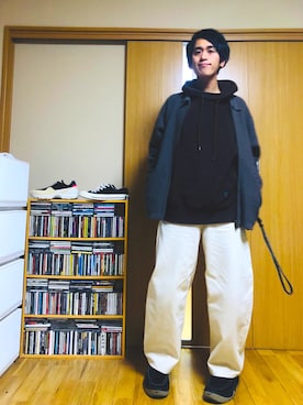 「0-CHO-RUI（レイチョウルイ）のアイテム」を使った、taka(相互フォロー)さん（メンズ・170cm）の冬コーディネート