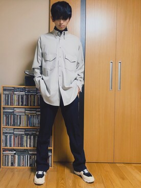 「0-CHO-RUI（レイチョウルイ）のアイテム」を使った、taka(相互フォロー)さん（メンズ・170cm）の春コーディネート