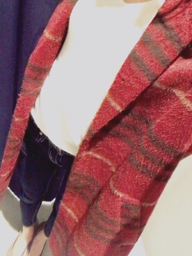 「SpRay（スプレイ）のアイテム（トレンチコート）」を使った、LiNAさん（レディース・165cm）の冬コーディネート