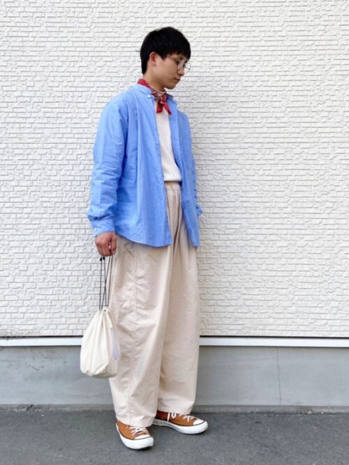 Beauty Youth United Arrows ビューティアンドユースユナイテッドアローズ のバンダナ スカーフを使ったメンズ人気ファッション コーディネート Sciaky