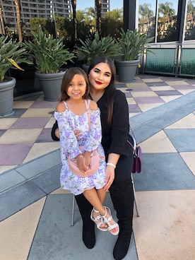 「Lane Bryant（レーンブライアント）のアイテム」を使った、Leslie Valencia さん（レディース・168cm）の夏コーディネート