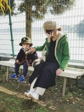 chieさん（レディース・157cm）の冬コーディネート