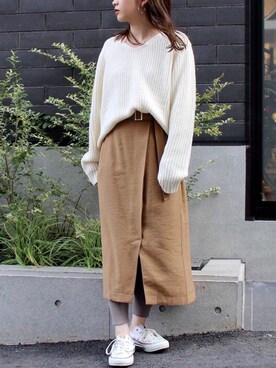 fujiさん（レディース・154cm）の秋コーディネート