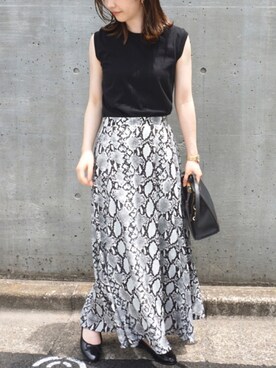 fujiさん(レディース・154cm)の夏コーディネート