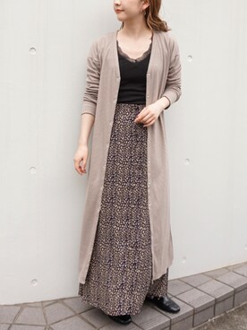 「PURE BRIGHT（ピュアブライト）のアイテム」を使った、fujiさん（レディース・154cm）の秋コーディネート