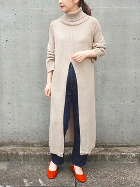 fujiさん（レディース・154cm）の秋コーディネート