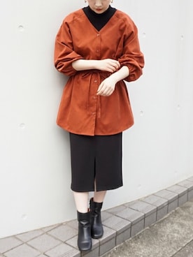 fujiさん(レディース・154cm)の秋コーディネート