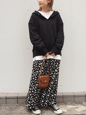 「PURE BRIGHT（ピュアブライト）のアイテム」を使った、fujiさん（レディース・154cm）の秋コーディネート