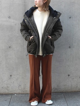 fujiさん(レディース・154cm)の冬コーディネート