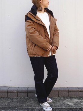 fujiさん(レディース・154cm)の冬コーディネート