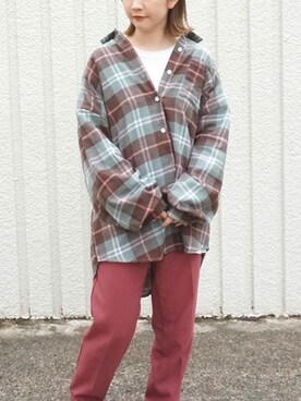 fujiさん（レディース・154cm）の冬コーディネート