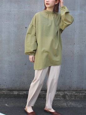 fujiさん（レディース・154cm）の春コーディネート