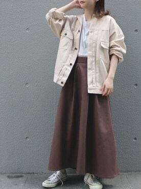 fujiさん（レディース・154cm）の秋コーディネート