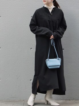 fujiさん（レディース・154cm）の冬コーディネート
