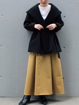 fujiさん(レディース・154cm)の冬コーディネート