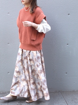 fujiさん（レディース・154cm）の冬コーディネート