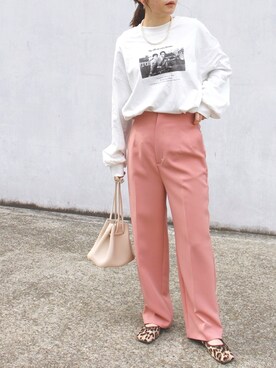 ピンクパンツ の人気ファッションコーディネート Wear