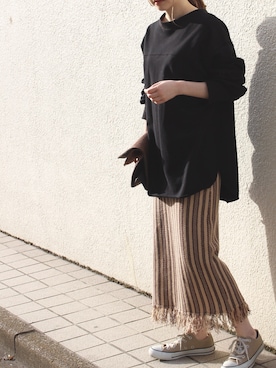 fujiさん（レディース・154cm）の冬コーディネート