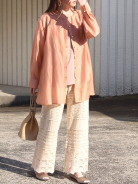 fujiさん（レディース・154cm）の春コーディネート