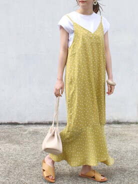 ドットワンピ の人気ファッションコーディネート 髪型 ミディアムヘアー Wear