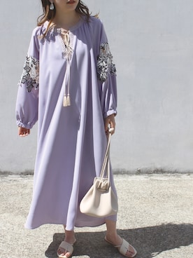 fujiさん（レディース・154cm）の春コーディネート