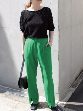 fujiさん(レディース・154cm)の春コーディネート