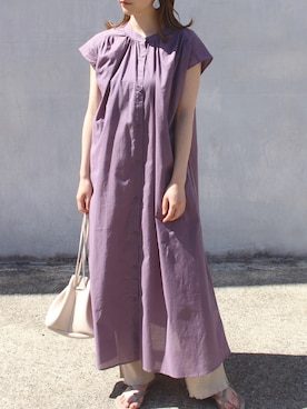 fujiさん（レディース・154cm）の春コーディネート