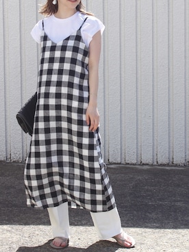 fujiさん（レディース・154cm）の春コーディネート