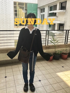 「mixxmixのアイテム（その他トップス）」を使った、Sさん（レディース・157cm）の秋コーディネート